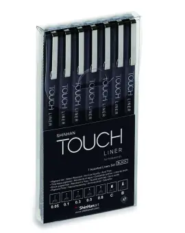 Touch Liner Black Set of 7