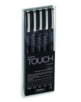 Touch Liner Black set of 5