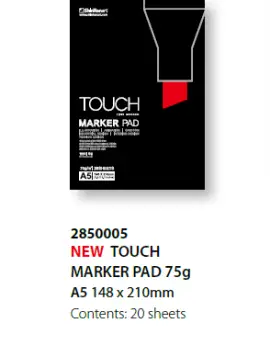 Touch Marker Pad A/5 75g 20 sheets