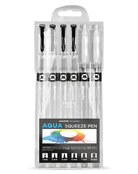 Aqua sqeeze pen set of 6