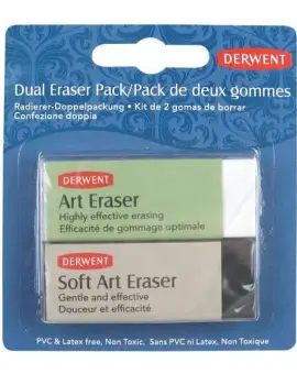 Dual eraser pack