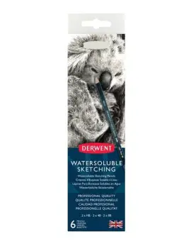 Watersoluble sketching set of 6