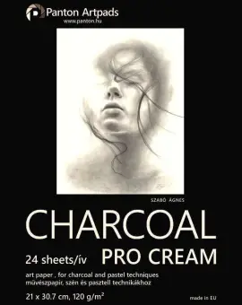 Charcoal pro cream A/4 21x30,5cm