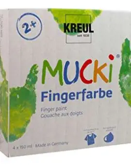 Mucki fingerpaint set of 4 150ml
