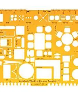 Aristo Architect's combination template 1:50