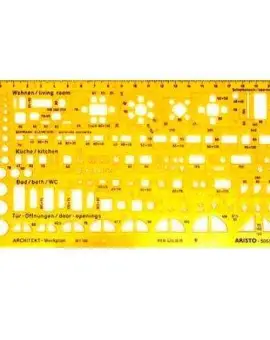 Aristo architects combination template 1:100