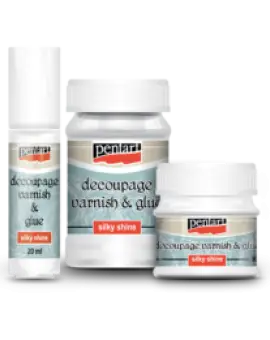 Decoupage varnish&glue - silky shine