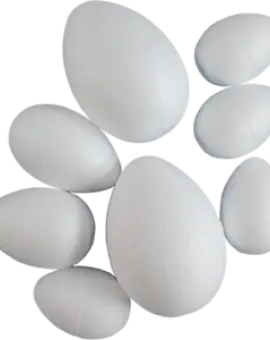 Styrofoam eggs