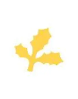 Craft puncher 2,5cm "holly leaf"