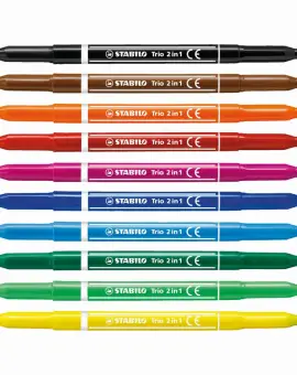 Stabilo Trio 2in1 set of 10