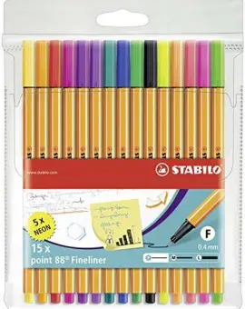 Stabilo 88 set of 15