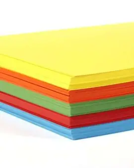 Self adhesive paper, solid colors