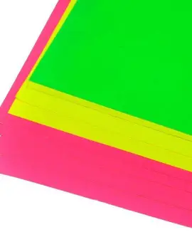 Self adhesive paper, Fluor colors