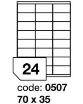 Rayfilm 0507 70x35mm 24pcs/sheet