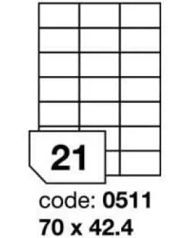 Rayfilm 0511 70x42,4mm 21pcs/sheet