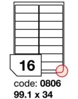 Rayfilm 0806 99,1x34mm 16pcs/sheet