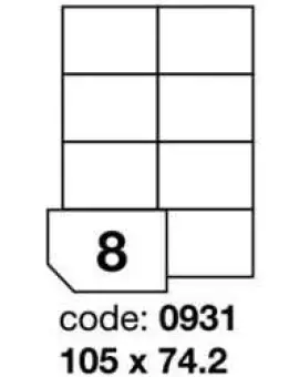 Rayfilm 0931 105x74,2mm 8pcs/sheet