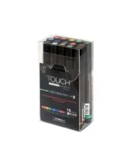 Touch Opaque Marker set of15 Fine (0,8-1,3mm)