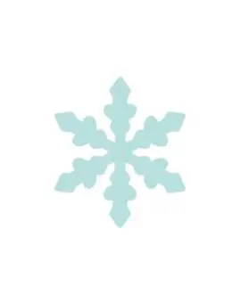 Craft punch 1,6cm "snowflake"
