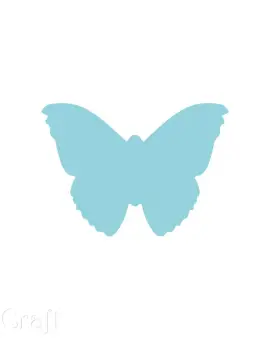 Craft punch 5cm "butterfly"