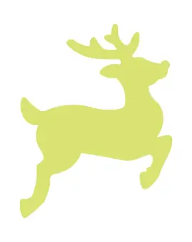 Craft Punch 7,5cm "reindeer"