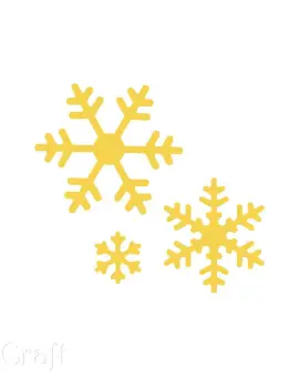Craft Punch 7,5cm "snowflakes"