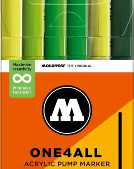 One4all 2mm Green Set of 6