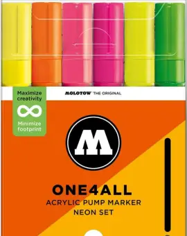 One4all 4mm Neon Set of 6