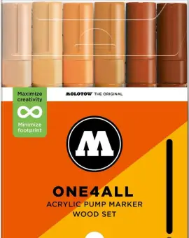 One4all 4mm Wood Set of 6