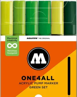 One4all 4mm Green Set of 6