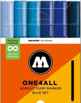 One4all 4mm Blue Set of 6