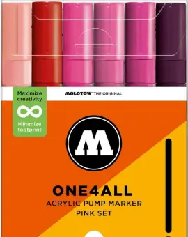 One4all 4mm Pink Set of 6