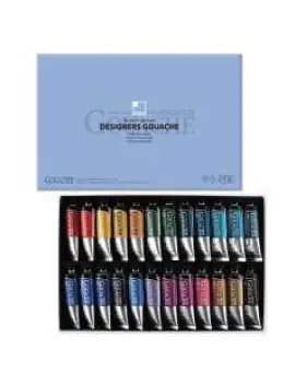 Professional Designer Gouache 15ml Set of 24 "B" Version