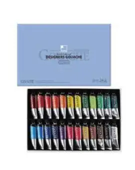 Professional Designer Gouache 15ml Set of 24 Version "A"