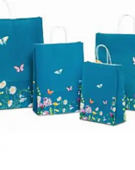 Twisted Handle 22x29x10cm Butterfly