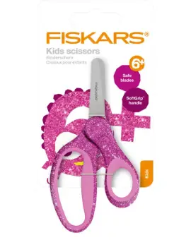 Fiskars Gyerekolló 1064074 Csillogó Rózsaszín 6+