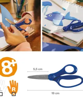 Fiskars Gyerekolló 1067849 Kék 8+