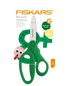 Fiskars Gyerekolló 1067848 Zöld 8+